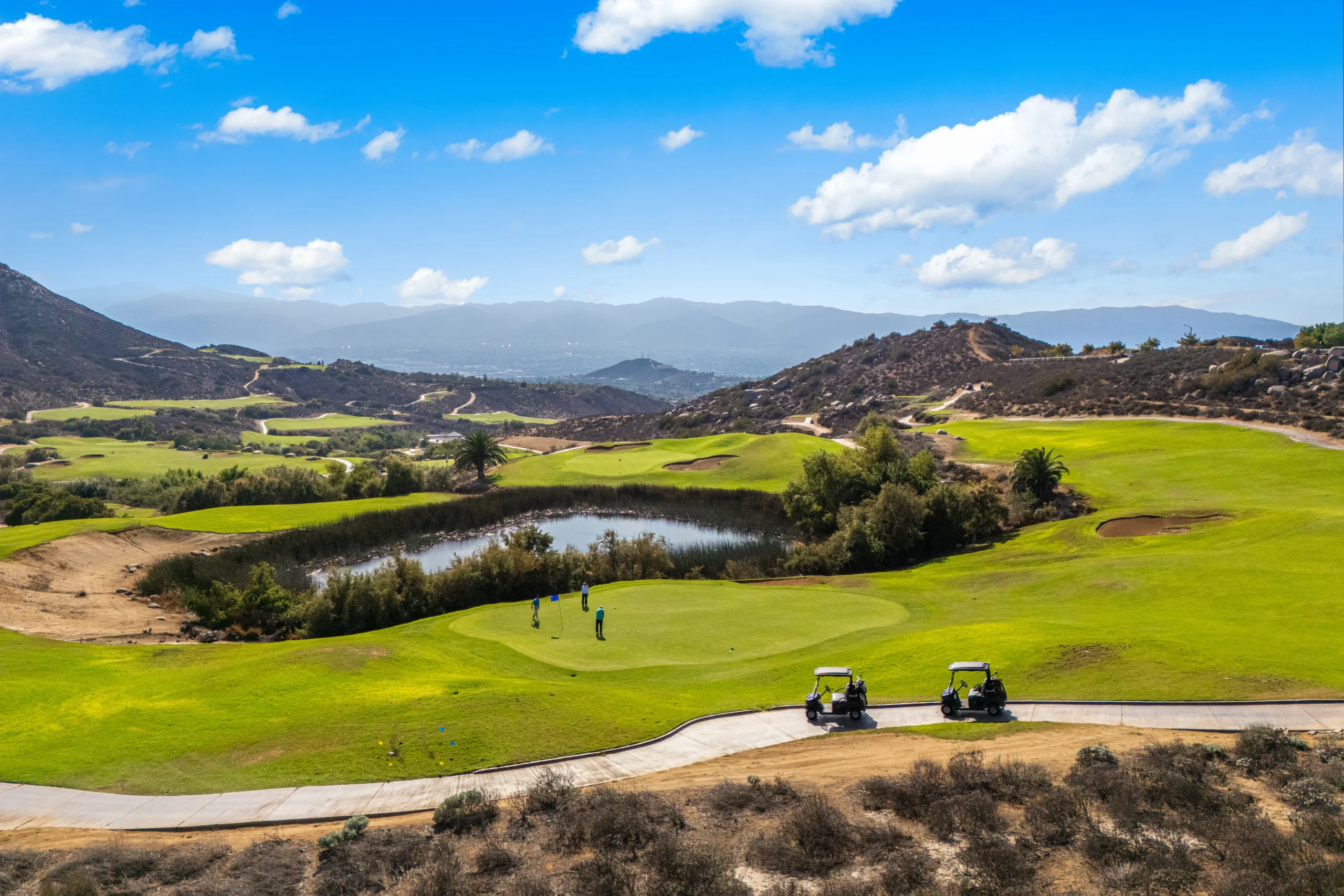 Pond on Hidden Valley golf course